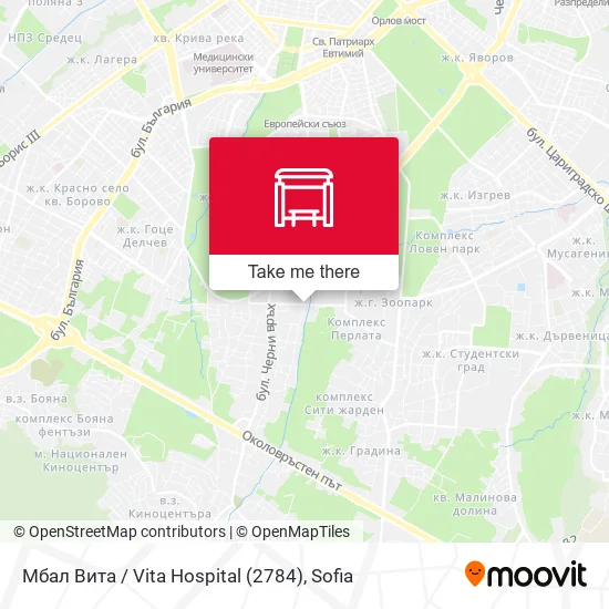 Карта Мбал Вита / Vita Hospital (2784)