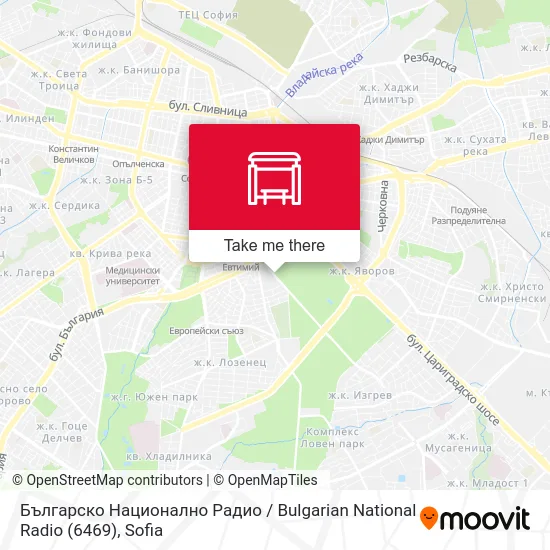 Българско Национално Радио / Bulgarian National Radio (6469) map