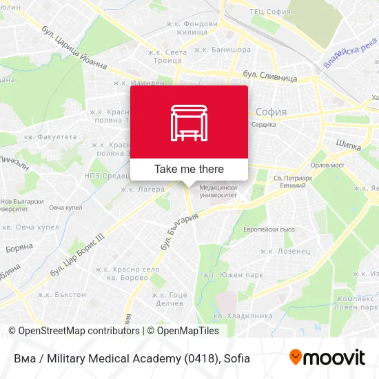 Карта Вма / Military Medical Academy (0418)