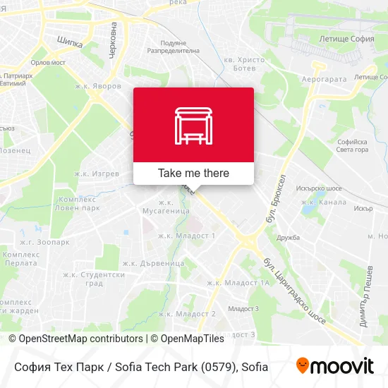 Карта София Тех Парк / Sofia Tech Park (0579)