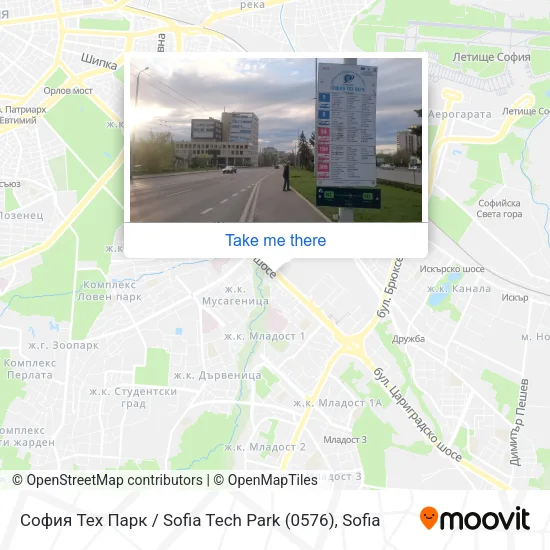 Карта София Тех Парк / Sofia Tech Park (0576)