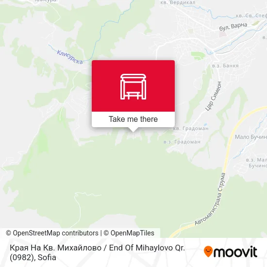 Карта Края На Кв. Михайлово / End Of Mihaylovo Qr. (0982)