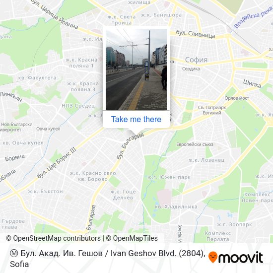 Ⓜ️ Бул. Акад. Ив. Гешов / Ivan Geshov Blvd. (2804) map