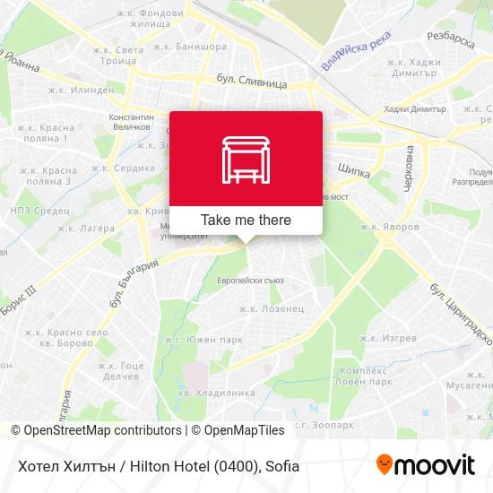 Карта Хотел Хилтън / Hilton Hotel (0400)