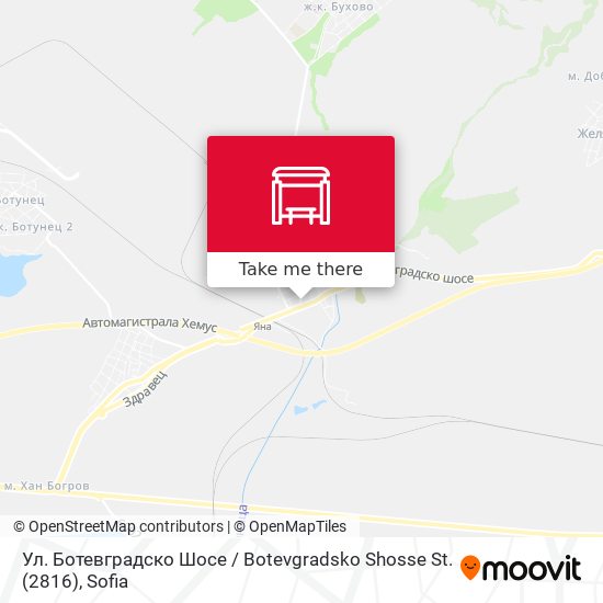 Ул. Ботевградско Шосе / Botevgradsko Shosse St. (2816) map