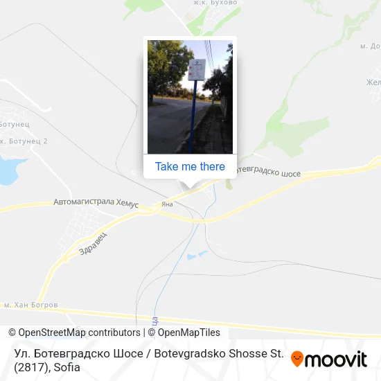 Карта Ул. Ботевградско Шосе / Botevgradsko Shosse St. (2817)