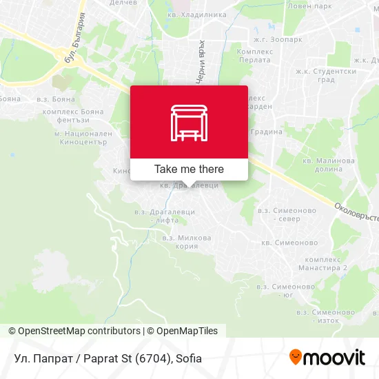 Карта Ул. Папрат / Paprat St (6704)