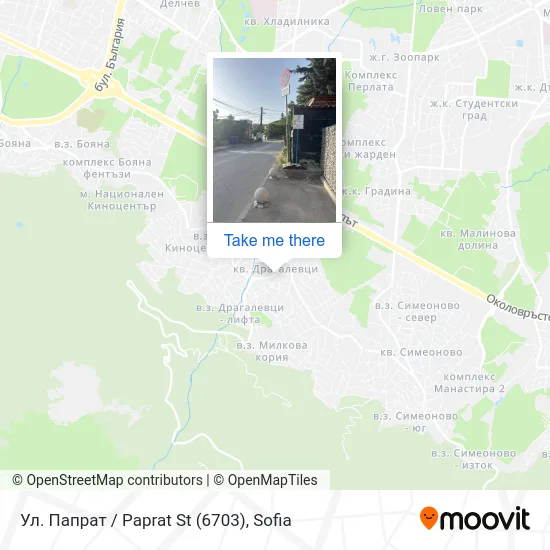Карта Ул. Папрат / Paprat St (6703)