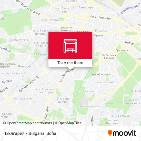 Карта България / Bulgaria