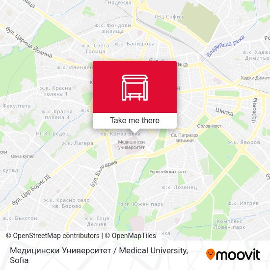 Карта Медицински Университет / Medical University