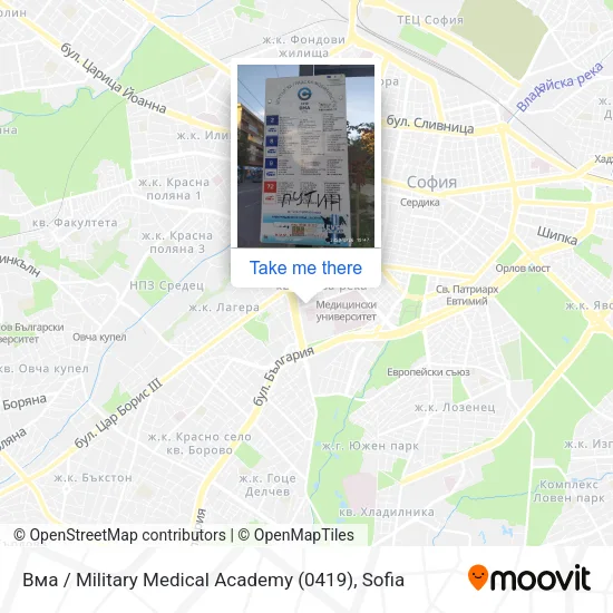 Карта Вма / Military Medical Academy (0419)