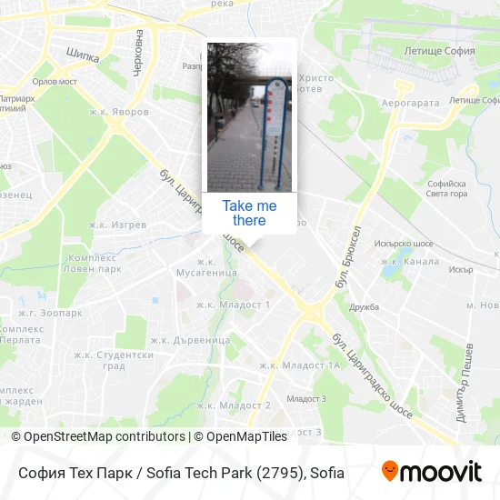 Карта София Тех Парк / Sofia Tech Park (2795)