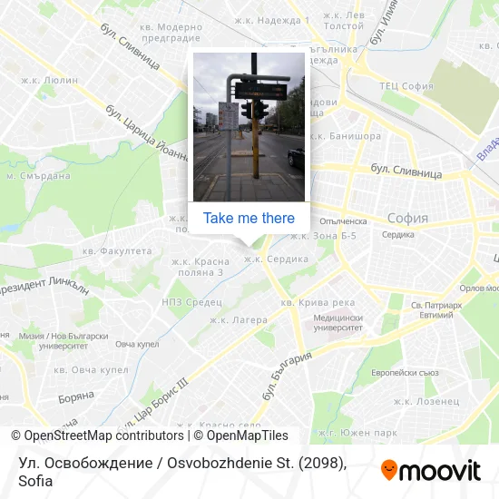 Карта Ул. Освобождение / Osvobozhdenie St. (2098)