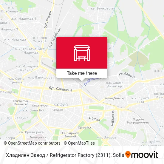 Карта Хладилен Завод / Refrigerator Factory (2311)