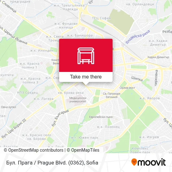 Карта Бул. Прага / Prague Blvd. (0362)