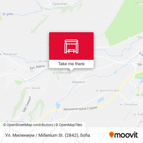 Ул. Милениум / Millenium St. (2842) map