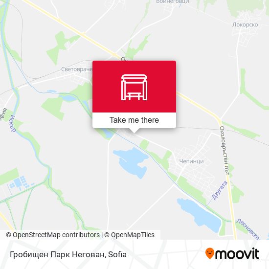 Гробищен Парк Негован map