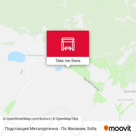 Подстанция Металургична - По Желание map