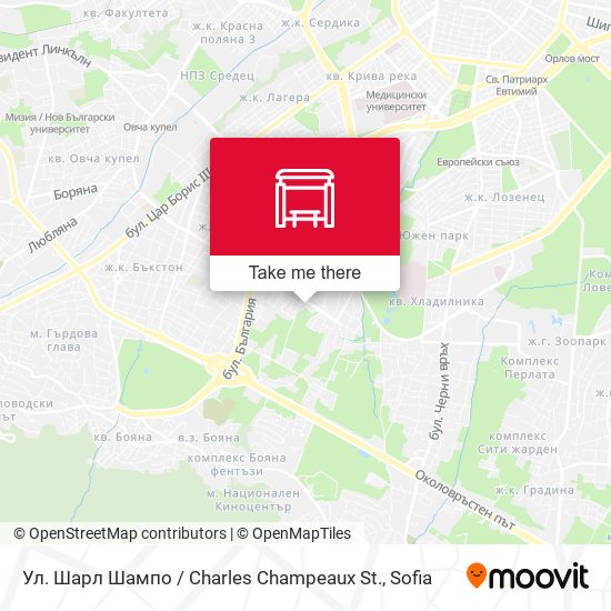 Ул. Шарл Шампо / Charles Champeaux St. map