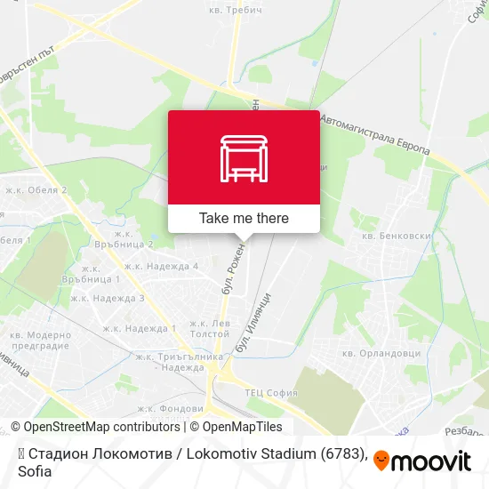 Карта 🏟️ Стадион Локомотив / Lokomotiv Stadium (6783)