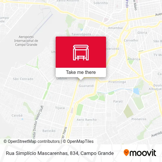 Rua Simplício Mascarenhas, 834 map