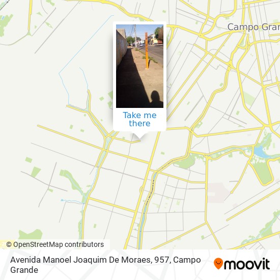 Avenida Manoel Joaquim De Moraes, 957 map