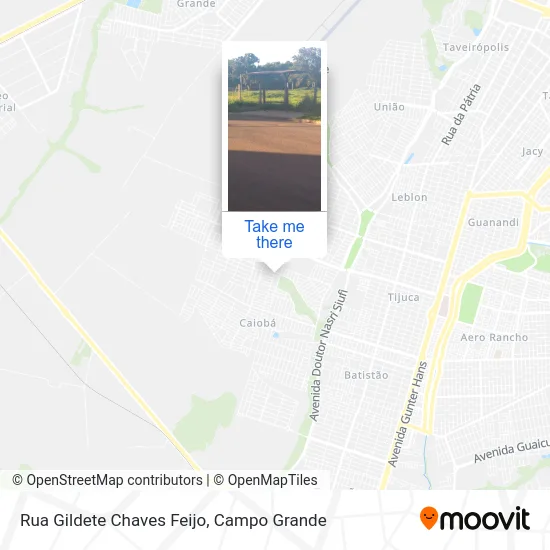 Rua Gildete Chaves Feijo map