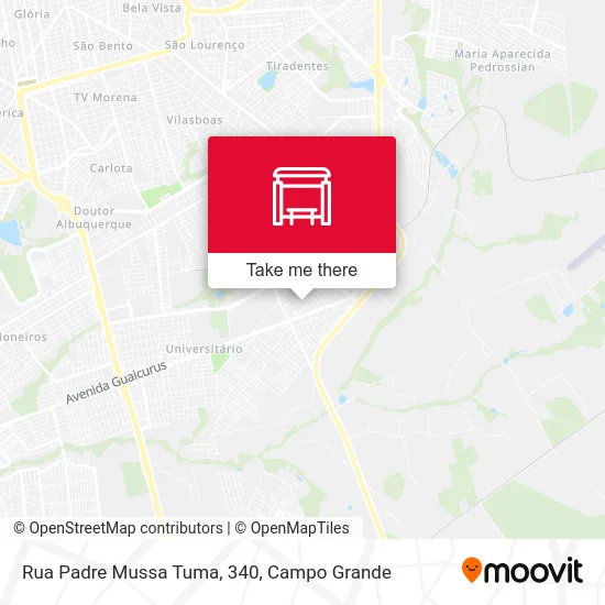 Rua Padre Mussa Tuma, 340 map
