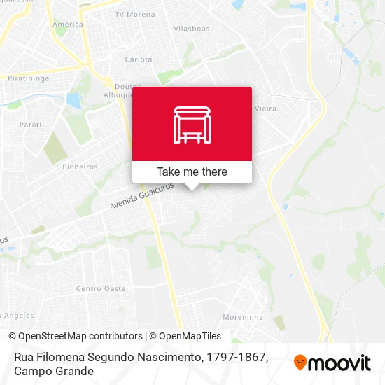 Rua Filomena Segundo Nascimento, 1797-1867 map