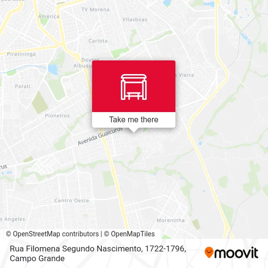 Rua Filomena Segundo Nascimento, 1722-1796 map