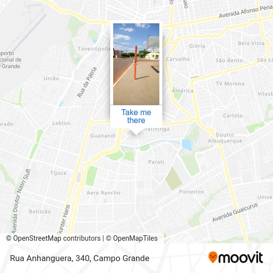 Rua Anhanguera, 340 map