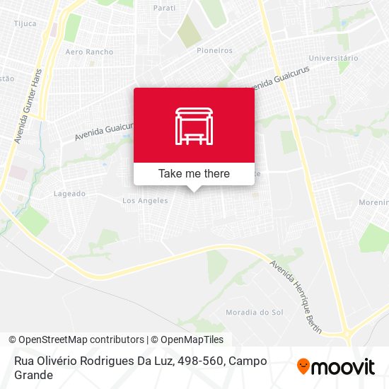 Mapa Rua Olivério Rodrigues Da Luz, 498-560