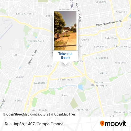 Rua Japão, 1407 map