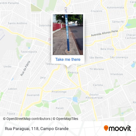 Mapa Rua Paraguai, 118