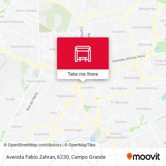 Mapa Avenida Fabio Zahran, 6230