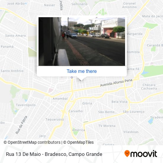 Mapa Rua 13 De Maio - Bradesco