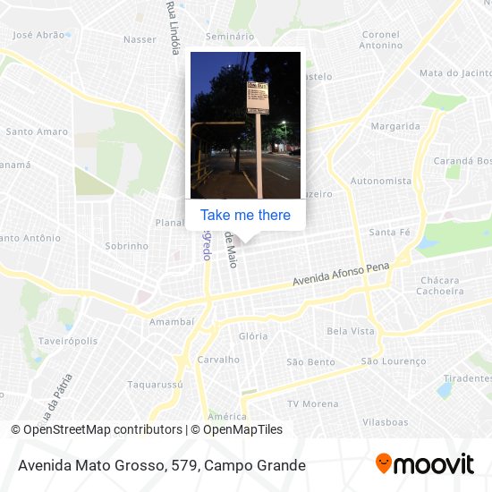 Mapa Avenida Mato Grosso, 579