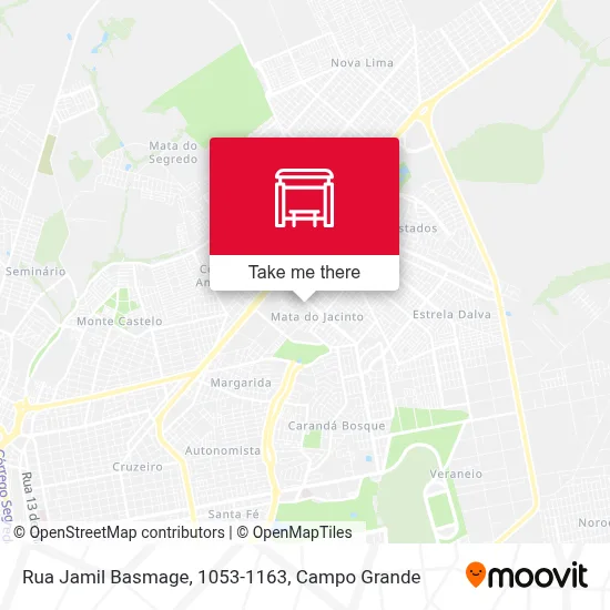 Rua Jamil Basmage, 1053-1163 map