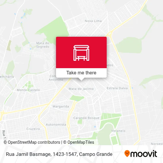 Rua Jamil Basmage, 1423-1547 map