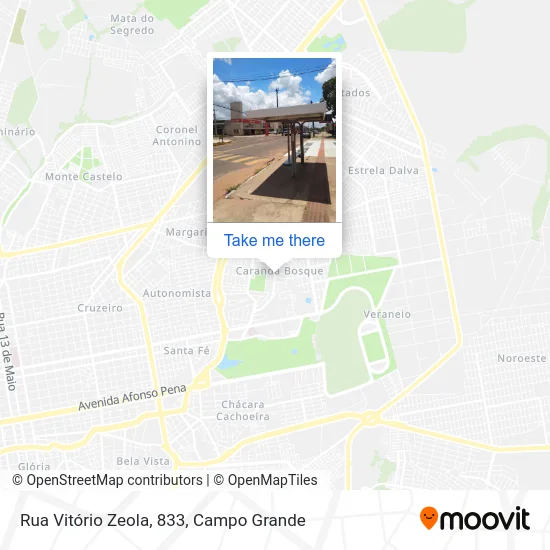 Rua Vitório Zeola, 833 map