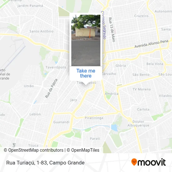 Rua Turiaçú, 1-83 map