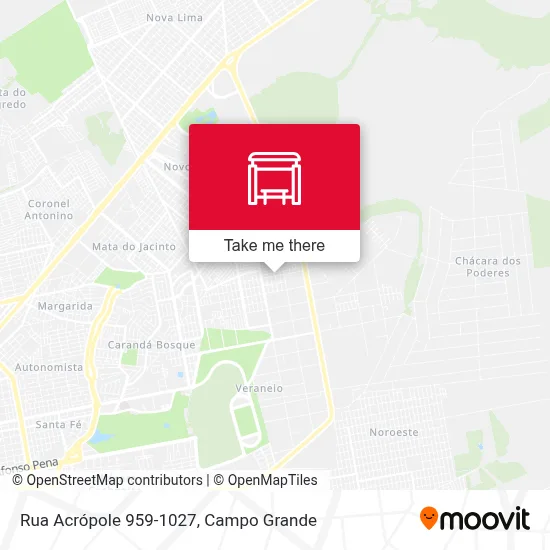 Rua Acrópole 959-1027 map