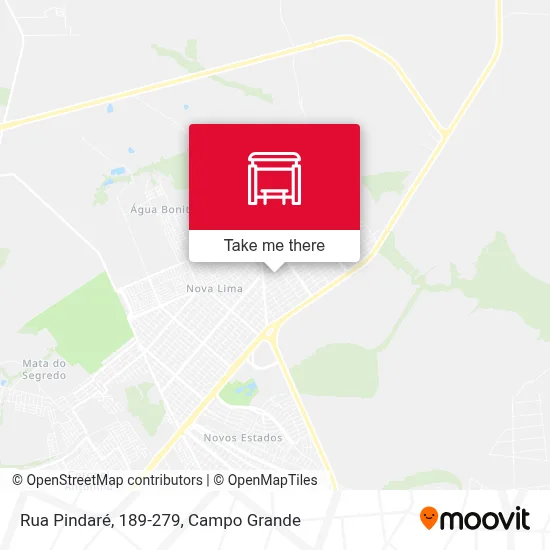 Rua Pindaré, 189-279 map