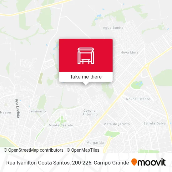 Rua Ivanilton Costa Santos, 200-226 map
