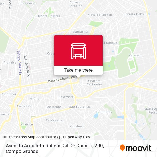 Avenida Arquiteto Rubens Gil De Camillo, 200 map