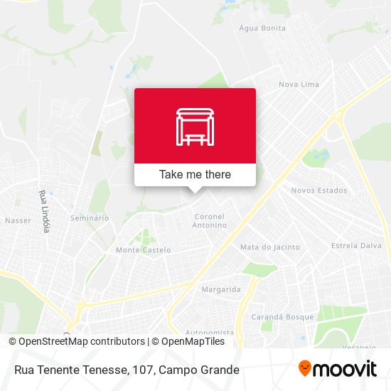 Rua Tenente Tenesse, 107 map