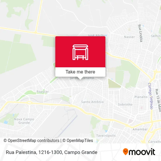 Rua Palestina, 1216-1300 map