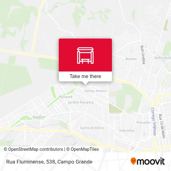 Rua Fluminense, 538 map