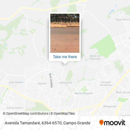 Mapa Avenida Tamandaré, 6364-6570
