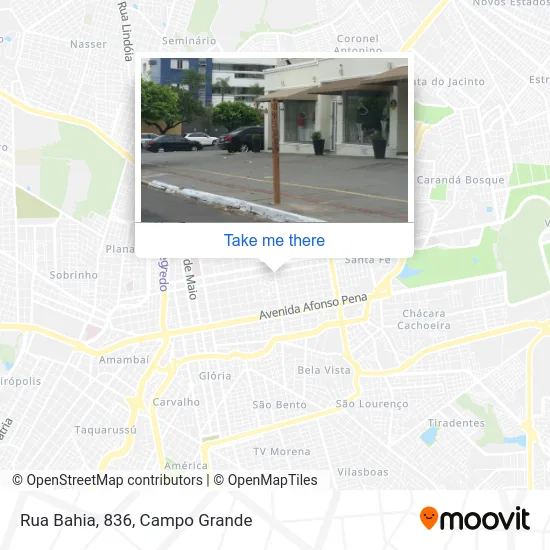 Rua Bahia, 836 map